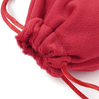 Velvet Jewelry Drawstring Storage Pouches ABAG-P013-02B-1