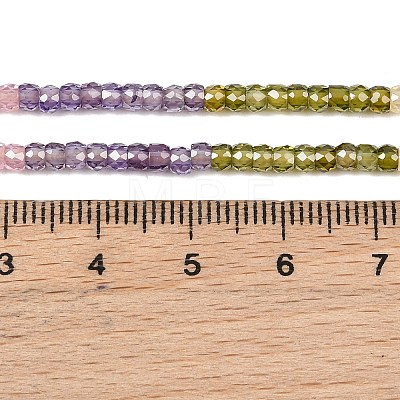 Cubic Zirconia Beads Strands ZIRC-P125-2x3mm-32-1
