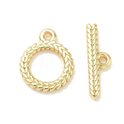 Brass Toggle Clasps KK-CBA42CA-01A-G-1