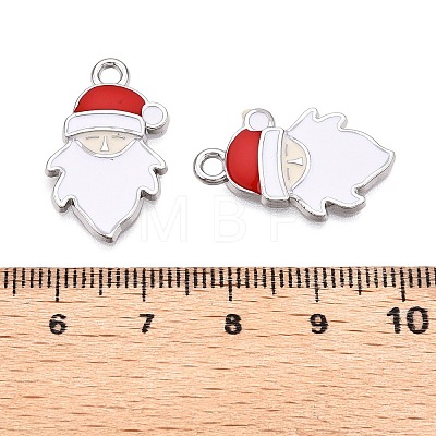 Christmas Theme Alloy Enamel Pendants ENAM-T020-10Z-1