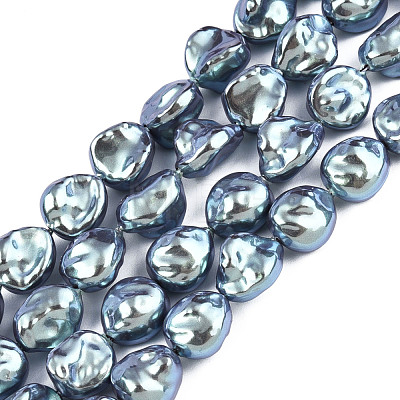 ABS Plastic Imitation Pearl Beads Strands KY-N015-11-A02-1