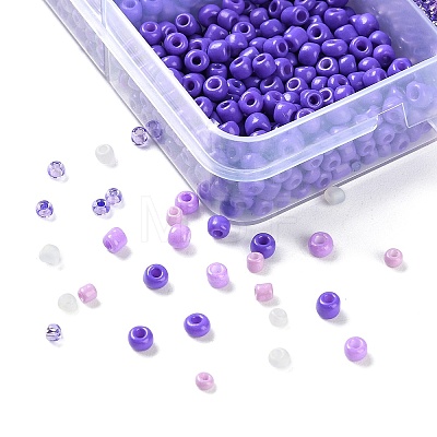 DIY 15 Grids ABS Plastic & Glass Seed Beads Jewelry Making Finding Beads Kits DIY-G119-02D-1