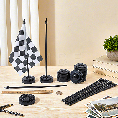 Plastic Flag Display Basement ODIS-WH0086-224A-1