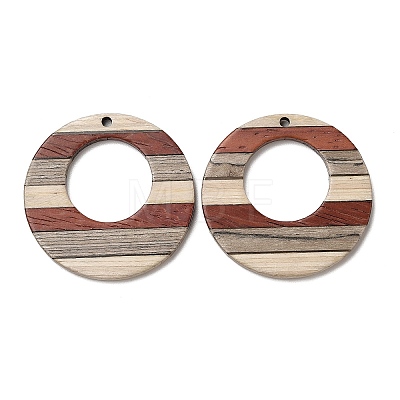 Wenge Wood & Sandalwood & White Ash Pendants WOOD-F013-03-1