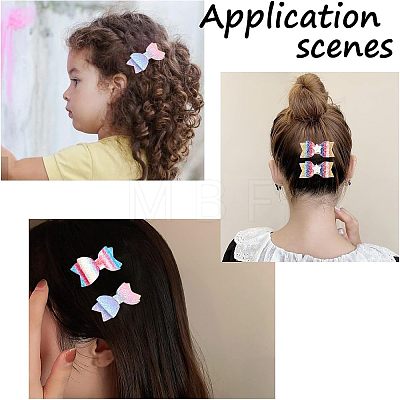   DIY Hair Bow Bowknot Hair Accessories AJEW-PH0002-51-1