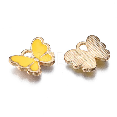 Alloy Enamel Charms X-ENAM-S121-070L-1