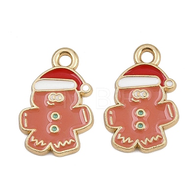 Christmas Themes Alloy Enamel Pendants LS-ENAM-Z023-01G-11-1