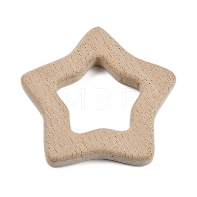 Natural Beech Wooden Baby Teething Toys WOOD-U003-08-1