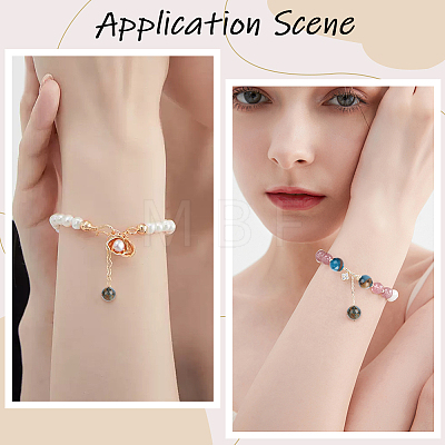 80Pcs Natural Chalcedony Beads Strands G-PA0002-36A-1