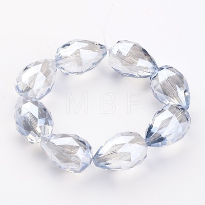 Electroplate Glass Bead Strands EGLA-J139-PL01-A-1