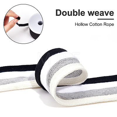 25M Flat Cotton Hollow Cord FIND-BC0004-16A-1