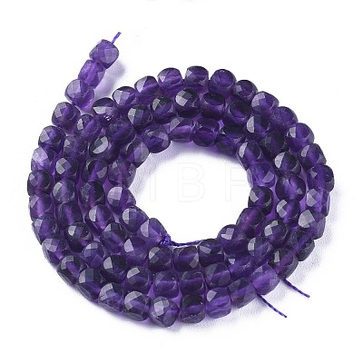 Natural Amethyst Beads Strands G-E560-A17-1