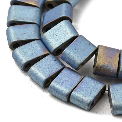 Electroplated Non-magnetic Synthetic Hematite Beads Strands G-C106-B01-02B-1