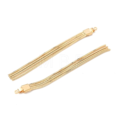 Brass Tassel Pendants KK-L254-10G-1