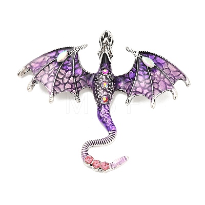 Alloy Rhinestone Big Pendants FIND-I060-01AS-05-1