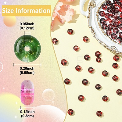 111Pcs Electroplate Transparent Colours Rainbow Glass Seed Beads SEED-YW0002-93A-1