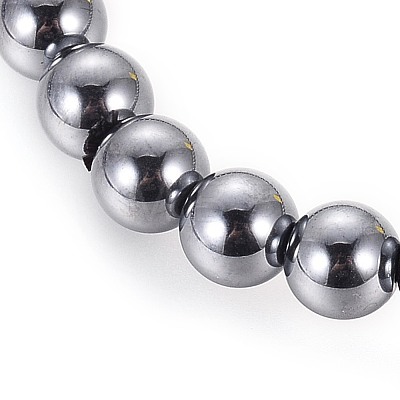 Terahertz Stone Beads Stretch Bracelets BJEW-L666-01E-1