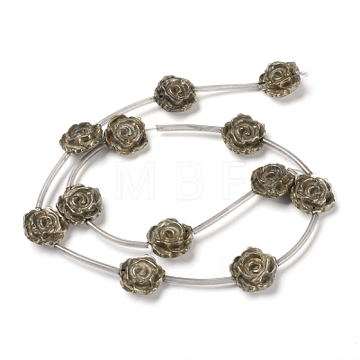 Natural Pyrite Beads Strands G-I194-34-1