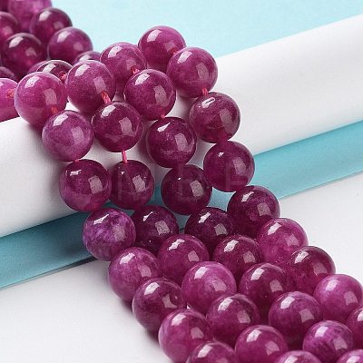 Dyed Natural Malaysia Jade Beads Strands X-G-G021-02C-03-1