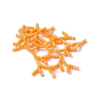 Handmade Glass Seed Beaded Coral Pendants PALLOY-MZ00765-02-1