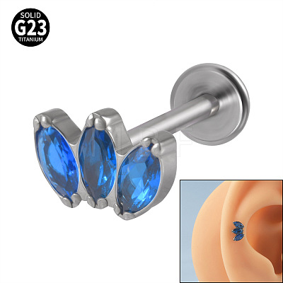 G23 Titanium Cartilage Earrings WGC4C46-09-1