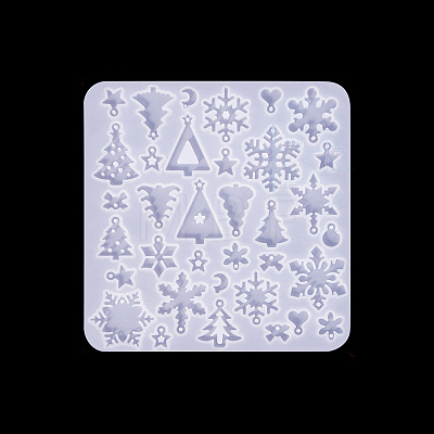 Christmas Theme DIY Pendant Silicone Molds PW-WG215BE-01-1