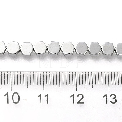 Electroplated Synthetic Non-magnetic Hematite Beads Strands G-C154-B01-01C-1