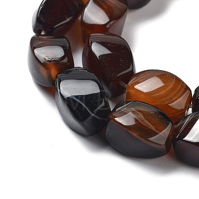 Natural Agate Beads Strands G-G172-01G-1