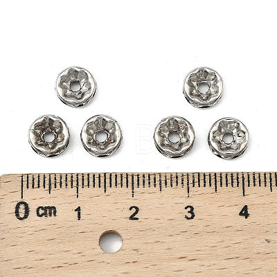 Iron Grade A Crystal Rhinestone Spacer Beads RB-A010-8MM-N-1
