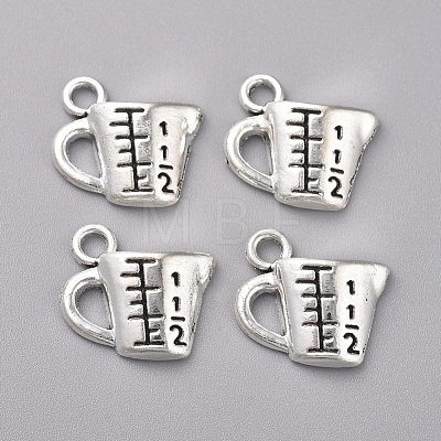 Tibetan Style Alloy Charms TIBEP-WH0002-07AS-1