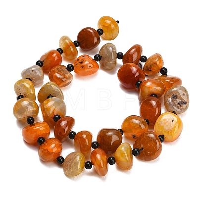 Natural Dragon Veins Agate Beads Strands GG-L001-I01-01-1