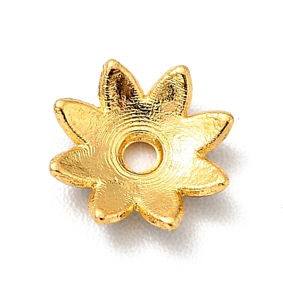 Multi-Petal Alloy Enamel Bead Caps FIND-G029-02G-06-1