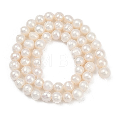 Natural Cultured Freshwater Pearl Beads Strands PEAR-I007-07Y-05A-1