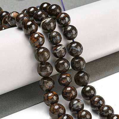 Natural Boulder Opal Beads Strands G-P544-A01-03-1