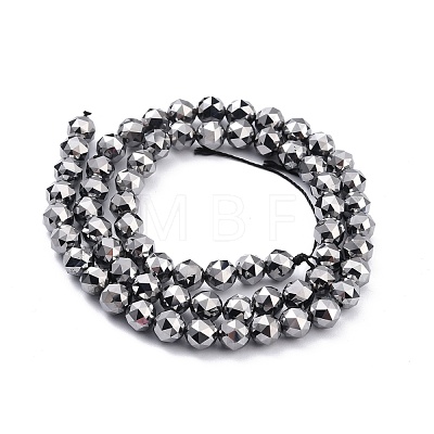 Terahertz Stone Beads Strands G-D461-13B-1