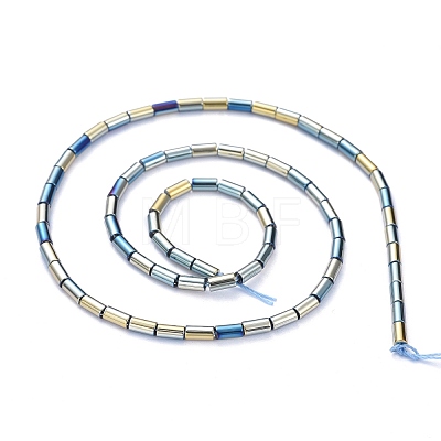 Electroplate Glass Beads Strands EGLA-K014-B-FP05-1