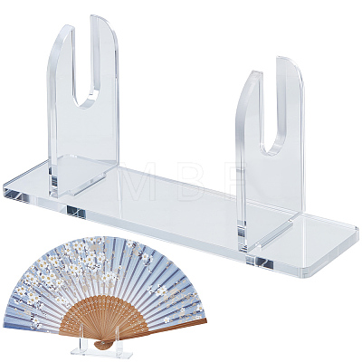 3Bags Acrylicr Fan Storage Holder AJEW-CN0007-52-1