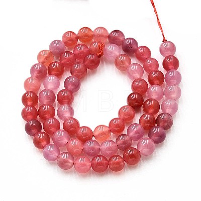Natural Quartz Beads Strands G-N355-6mm-24-1