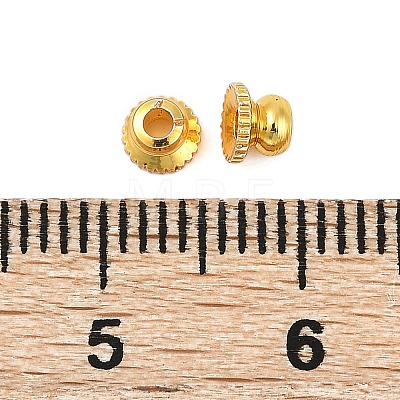 Brass Beads KK-H202-03G-1