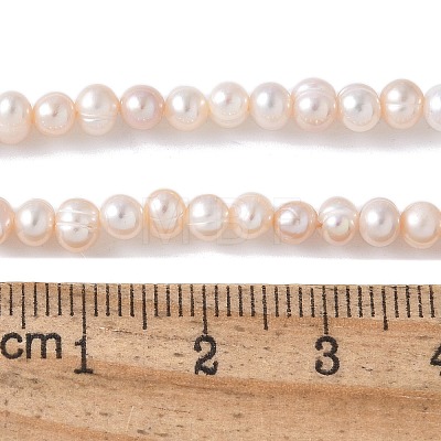 Natural Cultured Freshwater Pearl Beads Strands PEAR-I007-07L-04-1