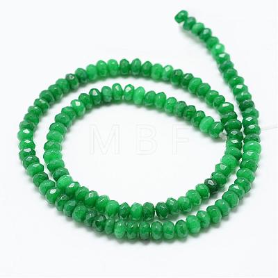 Natural White Jade Bead Strands G-R409-3x5-04-1