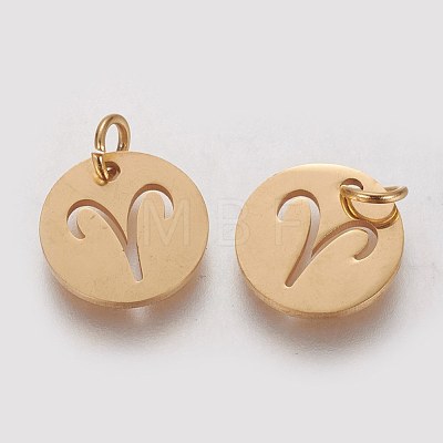 Ion Plating(IP) 304 Stainless Steel Pendants A-STAS-Q201-T445-1G-1