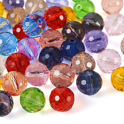  40Pcs 10 Colors Imitation Austrian Crystal Beads GLAA-TA0001-78-1