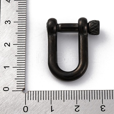 Ion Plating(IP) 304 Stainless Steel D-Ring Anchor Shackle Clasps STAS-P182-19B-A-1