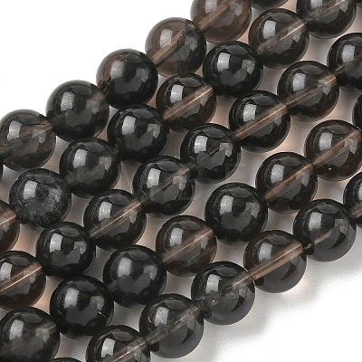 Natural Ice Obsidian Beads Strands G-P590-A03-10mm-02-1