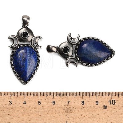 Dyed Natural Lapis Lazuli Pendants GG-CBACC2B-05AS-02-1