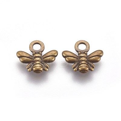 Tibetan Style Alloy Charms TIBEP-A123292-AB-FF-1