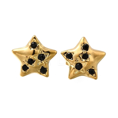 304 Stainless Steel Stud Earrings EJEW-F361-16G-1