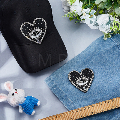2Pcs Cloth Computerized Embroidery Sew on Patches PATC-FH0001-39B-1