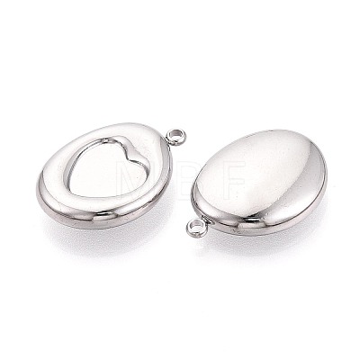 304 Stainless Steel Pendant Cabochon Settings STAS-T075-24P-1
